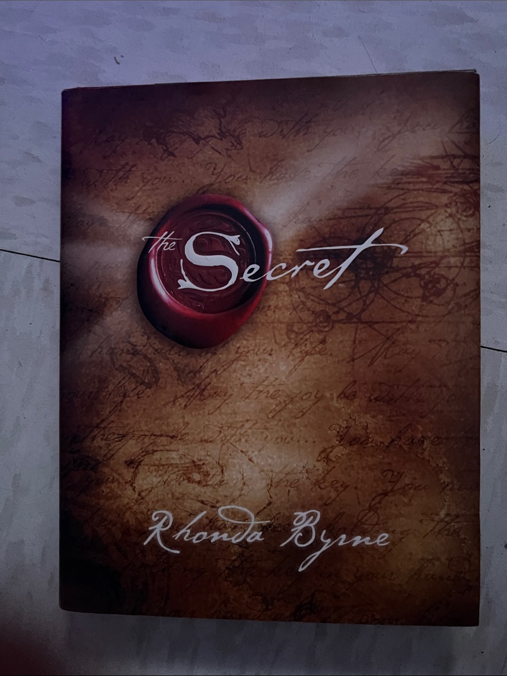 “the secret” hard cover book